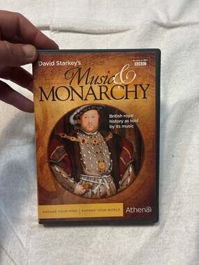 David Starkey's Music & Monarchy BBC Documentary DVD